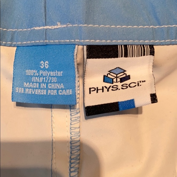Physical Science Light Blue/White Board Shorts - Picture 15 of 16
